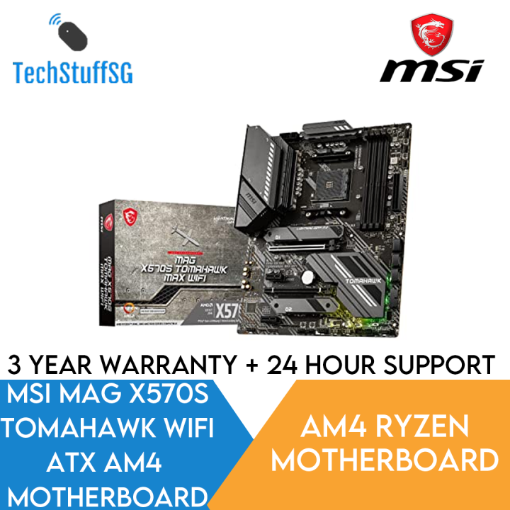 Msi Mag X570s Tomahawk Max Wifi Atx Am4 Ryzen Motherboard 5600x5800x5900x5950x Bundles 8082