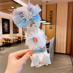 (LOLI-JKT) AK-20 AKSESORIS JEPIT RAMBUT PITA BESAR PUTRI SALJU ISI 5PCS