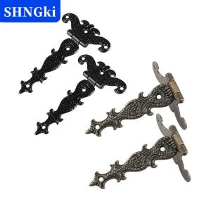[COD] 🔥🔥🔥SHNGki 2 cái 113*69 Mét Đồng cổ/bản lề màu đen cho Windows tủ Tủ tủ quần áo