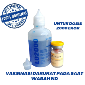 Vaksin Medivac ND Clone 45 Dosis 2000 Vaksin Ayam Pertama