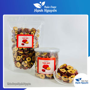 Táo đỏ thái lát 100g táo đỏ Hàn Quốc sấy giòn bổ máu an thần đẹp da tốt cho tim mạch - Thảo Dược Hạnh Nguyên