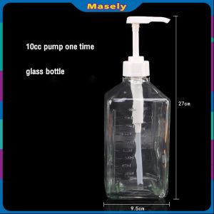 Masely High Quality Syrup Pump Bottle Hydraulic Pump 1100/1600ml Nozzle Fructose Juice Container
