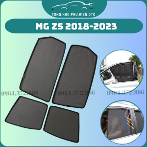 Rèm che nắng xe MG ZS 2018-20232024 - Bộ 4 tấm 4 cửa chắn nắng vừa khít form xe nam châm hút mạnh