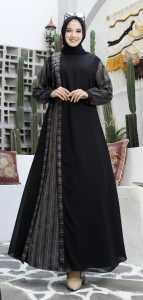 Gamis wanita terbaru seluna murah kekinian kasual dress pesta hari raya baju muslim busui jumbo