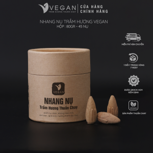 Nhang nụ trầm hương VEGAN thuần chay giúp xong nha tẩy uế mang lại không gian ấm áp