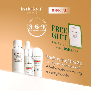 kyth+kyn Brightening Mini Set | Niacinamide Alpha Arbutin Licorice Centella Asiatica Vitamin E