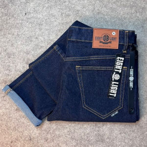 TERLARIS Celana Jeans Panjang Pria Slim Fit Streatch Premium EIGHT LIGHT DENIM 08 Hitam Pekat