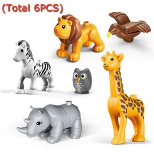 Big Size Animal Building Block Animal-Themed Models Toys Educational Creative Construction Toy Animal Design Brick Perfect Gifts