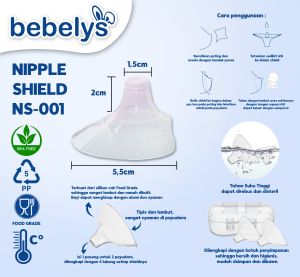 BELLASHOPJKT / BEBELYS SILIKON PELINDUNG PUTING / NIPPLE SHIELD / NIPPLE COVER / BREAST SHIELD