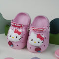 Three Fashion Online Store Sanrio Family Kuromi Melody Cartoon Kids Selipar Shoes Girl and Boy Budak Lelaki Perempuan Kanak-Kanak Sandal Selipar Outdoors Summer Kasut Budak Lelaki Seliper. 