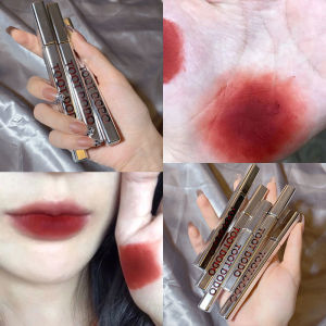 Silver Lipstick Lip Gloss Moisturizing Velvet Lip Gloss Square Tube Lip Tint Long Lasting Matte Lips