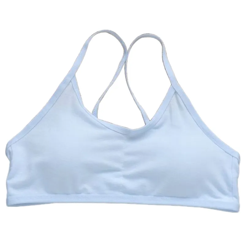 Girls Underwear Soft Padded Cotton Bra Young Girls for Yoga Sports