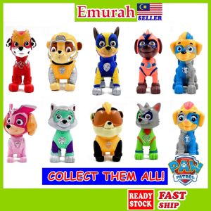 PAW PATROL Mighty Pups Action Figure Collectible Doll Gift Kids Baby Boy Toys Girl Toy Mainan Budak Lelaki Perempuan