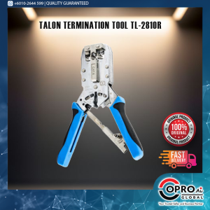 [EXCLUSIVE COMPATIBLE COMMSCOPE) Talon TL-2810R Imported Taiwan Crimping Tool Cat 6 Cat 5 Rj45 Rj11