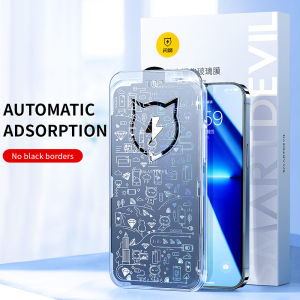 SmartDevil Tempered Glass Film for iPhone 14 Pro Max iPhone 15 Pro Max 14 Plus 15 Plus iPhone 13 Pro Max 12 Pro Max iPhone 11 Pro max Dust-Proof Full Cover Screen Protector Clear Anti-fingerprint