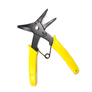 DM คีมสปริงสองสำหรับหนึ่ง คีมสปริงสำหรับใช้ภายในและภายนอก คีมสปริงสำหรับถอดประกอบสปริง คีมยึดแหวนสำหรับภายในและภายนอก