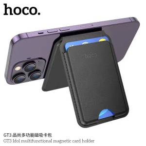 HOCO GT3 กระเป๋าแม่เหล็กอัจฉริยะดูดติดหนัง PU คุณภาพสูง สำหรับ iPhone