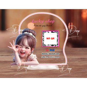 Bảng mã quét qr code cho tiệm nail spa thẩm mỹ viện in theo yêu cầuthiết kế miễn phí..chất liệu mica chống nước