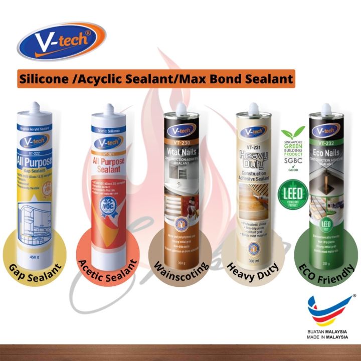 V-Tech Silicone Sealant & Adhesive Sealant
