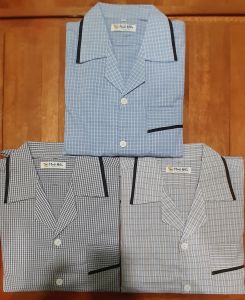 Pijama nam chất liệu kate kẻ mát chuẩn form to.