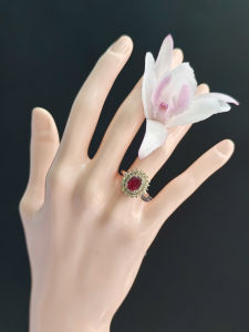 [ Woosilver ] Nhẫn Đá Oval Cổ Điển - Secondhand - WS110
