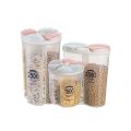 Hộp Đựng Hạt Chia Ngăn Trong Suốt 2500ml, Bảo Quản Thực Phẩm, Nhiều Ngăn Đựng Gia Vị,Đồ Khô, Ngũ Cốc.... 