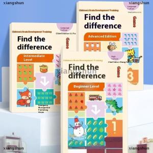 [COD] xiangshun 1Pcs Logical Thinking Ladder Training Puzzle Toy Find the difference Book For Beginner Children School Student Easy To Hard Levels Games