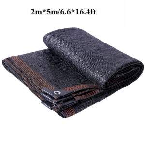 Garden Net Sun Shade 6 Pins Outdoor Black Anti-UV 90% Sunshade Net Heat Insulation Fhade For Outdoor Swimming Pool Plants
