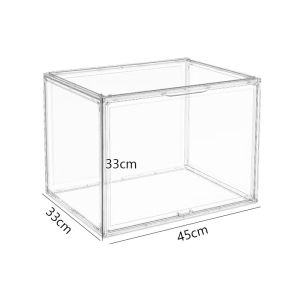 On time  ตู้เก็บของใช้ในบ้าน เก็บกระเป๋า กล่องโชว์โปร่งใสสุดหรู กล่องโชว์กระเป๋า ชั้นวางของ กันฝุ่น กล่องเก็บของ