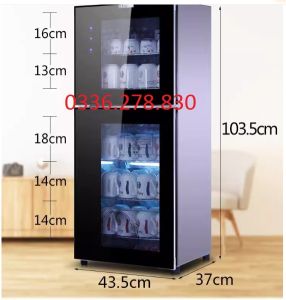 Tủ tuyệt trùng ly cốc. Dung tích 150 lít. Dùng cho văn phòng nhà hàng quán trà quán ăn... Bảo hành 12 tháng