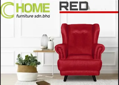 CHome:Scandinavian Nordic Wing Chair/Arm Chair/1 Seater Sofa