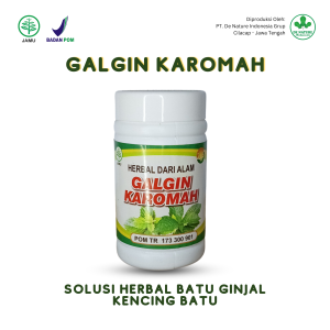 De Nature Herbal Kapsul Galgin Karomah untuk Kesehatan Ginjal - Obat Batu Ginjal/Kencing Batu