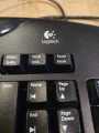 LOGITECH STANDARD WIRED KEYBOARD Y-SZ49 100% ORIGINAL USE. 