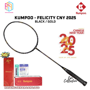 Raket Badminton KUMPOO Felicity CNY Chinese New Year Limited Box Black Gold