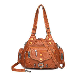 Womens Retro Shoulder Bag Luxury Casual Tote Underarm Crossbody Bag for Mom All-Match Design