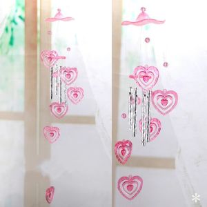 Acrylic Small Wind Chime Pendant for Student Decoration Bedroom and Home Decoration Cute Wall Hanging Wind Chime