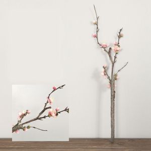 FLOW TOP DIY Silk Home Decor Table Ornaments for Party Decorative Artificial Flowers Fake Flower Plum Bossom Plum Branch