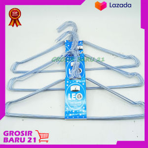 MURAH SEKALI !!! Gantungan Baju Anti Karat 50 pcs - Hanger Kawat by GROSIR BARU 21
