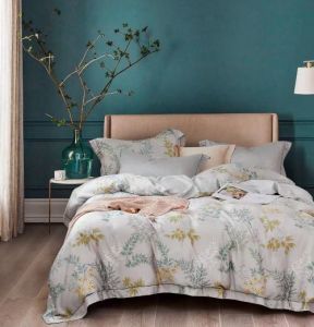 Bộ ga giường phòng ngủ 4 món Pierre Cardin chất liệu Tencel 40s cao cấp mềm mại thoải mái sang trọng - PCABDTF 021