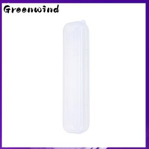 【Greenwind】 Makeup Brush Organizer Transparent With Cover Eyebrow Pencil Boxes Portable Women Cosmetic Storage Organizer Makeup Tools