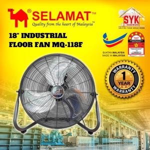 SYK SELAMAT Floor Fan Industrial Fan 18 Inch MQ-118F Electric Fan Kipas Selamat Lantai Angin Industry