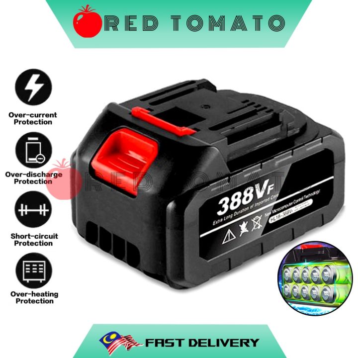 RED TOMATO Multi-function Cordless Electric Blower Vacuum (Battery Only ...