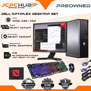 COMPUTER SET DESKTOP CHEAP PACKAGE DELL HP LENOVO FUJITSU SFF SLIM REFURBISHED for OFFICE WORK FROM HOME ONLINE SCHOOL