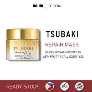 TSUBAKI Premium EX Repair Mask Hair Pack 180g For Dry/Damaged Hair Deep Nourish Repair Split Ends Boost Shine Frizz-Control