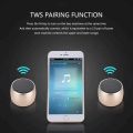 2021 The House of Tesco Mini Gift Bluetooth Speaker Metal HiFi TWS Super Small Steel Loudly Speaker Wireless Portable Bluetooth Speaker{Audio &gt;Portable Players &gt; Radio & CD players}. 