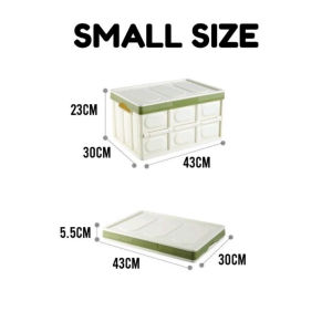 Multipurpose Foldable Storage Box Car Trunk Boot Folding Storage Container Box Basket Bucket Dustbin Bin Organizer Accessories Camping Berkehmah