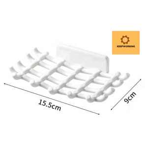 KW soap holder grid soap box sponge soap dish soap dish with self-adhesive