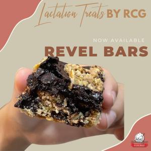 BIGGER Lactation Revel Bars- 22/30 Pieces for breastfeeding mommies Breastmilk Booster - Freshly Baked