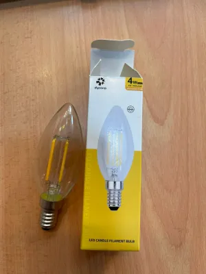 4W LED Dimmable Bulb Warm White E14 Singapore Local Authorized Seller Local Brand DY