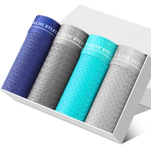 ❃【Ready Stock】 富贵鸟24条冰丝男士内裤男平角裤抗菌夏季天透气网眼薄四角裤头 Under pants❃【Ready Stock】 Fugui Bird 24 pasang seluar dalam lelaki sutera ais peninju lelaki antibakteria hari musim panas bernafas seluar boxer nipis Di bawah seluar